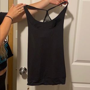 Lulu lemon open back cross tank